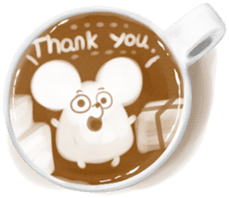 I Love Coffee (Latte Art) sticker #1342940