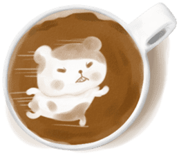I Love Coffee (Latte Art) sticker #1342941