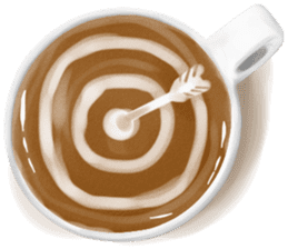 I Love Coffee (Latte Art) sticker #1342943