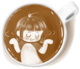 I Love Coffee (Latte Art) sticker #1342945