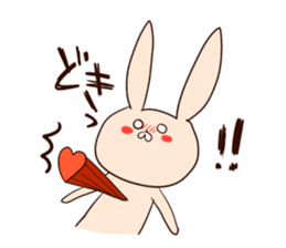 Super relaxed bunny sticker #1343029