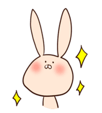 Super relaxed bunny sticker #1343046