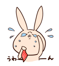 Super relaxed bunny sticker #1343047