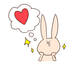 Super relaxed bunny sticker #1343049