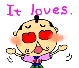 Mr. Tono and the princess sticker #1343998