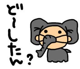 Kansai Animal Pretend sticker #1344594