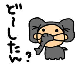 Kansai Animal Pretend sticker #1344594