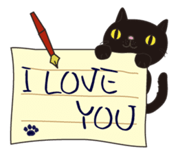 Letter Cat sticker #1344681
