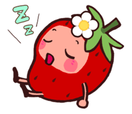 The feeling of a strawberry 2 sticker #1344951