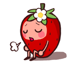 The feeling of a strawberry 2 sticker #1344977