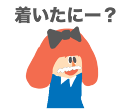 Red Hair Character Sticker sticker #1345205