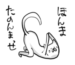 Messenger of the comical cat sticker #1345822
