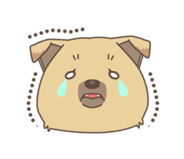 japanese so cute crosbreed Shiba dog sticker #1346208