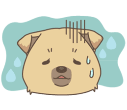 japanese so cute crosbreed Shiba dog sticker #1346209