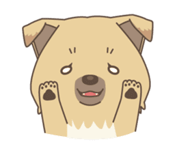 japanese so cute crosbreed Shiba dog sticker #1346210