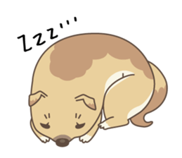 japanese so cute crosbreed Shiba dog sticker #1346215