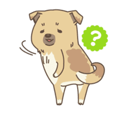 japanese so cute crosbreed Shiba dog sticker #1346220