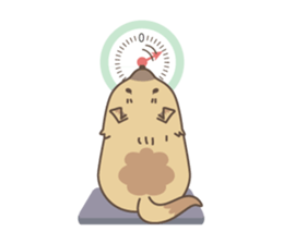 japanese so cute crosbreed Shiba dog sticker #1346227