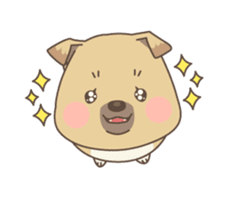 japanese so cute crosbreed Shiba dog sticker #1346235