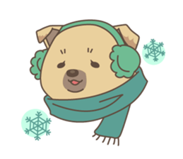 japanese so cute crosbreed Shiba dog sticker #1346241