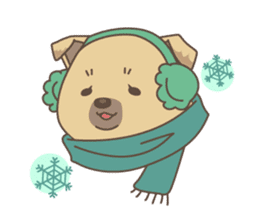 japanese so cute crosbreed Shiba dog sticker #1346241