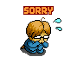 Dot picture salaryman's KAMATA sticker #1346646