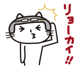 Pretty cat rider sticker #1346691