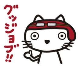 Pretty cat rider sticker #1346694