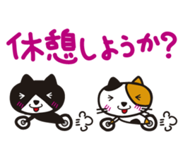 Pretty cat rider sticker #1346699