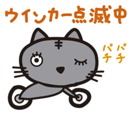 Pretty cat rider sticker #1346705