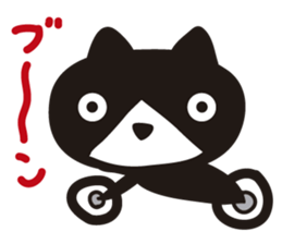 Pretty cat rider sticker #1346708