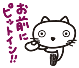 Pretty cat rider sticker #1346710