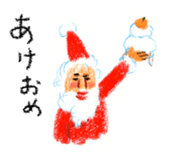 Sticker of Santa characters sticker #1347209