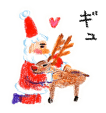Sticker of Santa characters sticker #1347212