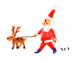 Sticker of Santa characters sticker #1347213
