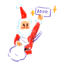 Sticker of Santa characters sticker #1347220