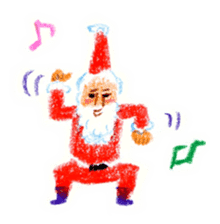 Sticker of Santa characters sticker #1347225