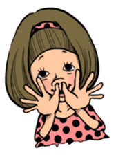 Dot Girl Sticker sticker #1349063