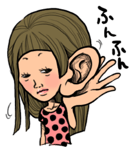 Dot Girl Sticker sticker #1349076