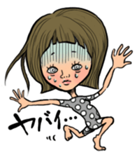 Dot Girl Sticker sticker #1349079