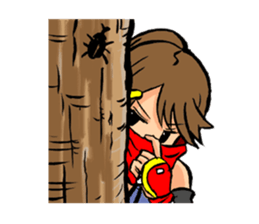 female ninja sticker #1349332