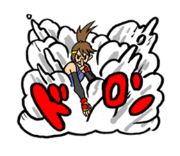 female ninja sticker #1349340