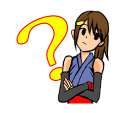 female ninja sticker #1349350