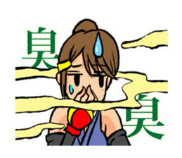 female ninja sticker #1349355