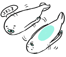 Animals a good friend in the woods. sticker #1349604