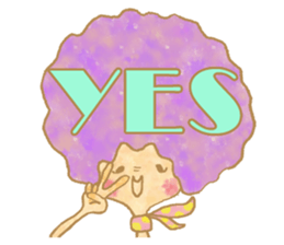 cotton candy girl message Sticker sticker #1349671