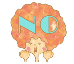 cotton candy girl message Sticker sticker #1349672