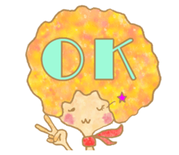 cotton candy girl message Sticker sticker #1349673