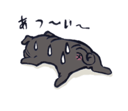 Pug's Life jp sticker #1350286