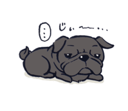 Pug's Life jp sticker #1350291